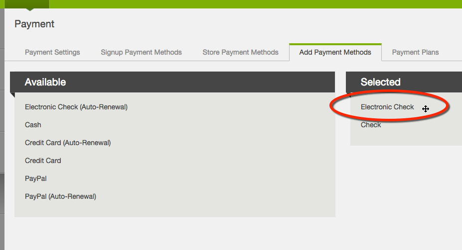 Add a payment method