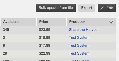 Bulk update from file button